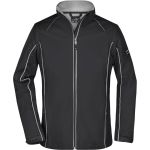 Herren 3-Lagen-Wintersport-Softshelljacke James Nicholson JN1053 navy