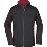 Herren 3-Lagen-Wintersport-Softshelljacke James Nicholson JN1053 navy