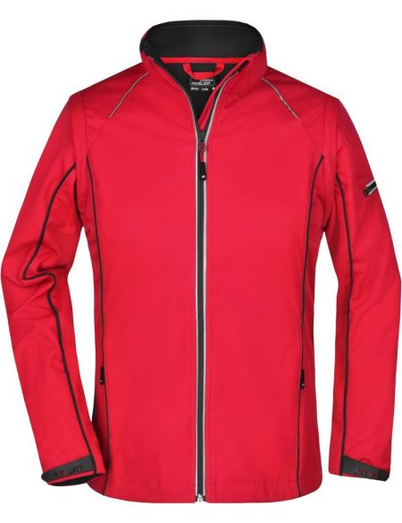 Herren 3-Lagen-Wintersport-Softshelljacke James Nicholson JN1053 navy
