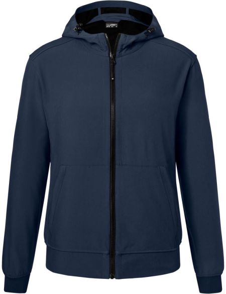 Herren 3-Lagen-Wintersport-Softshelljacke James Nicholson JN1053 navy