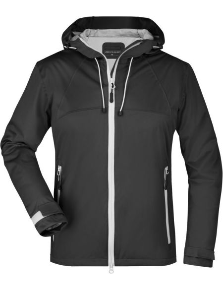 Herren 3-Lagen-Wintersport-Softshelljacke James Nicholson JN1053 navy