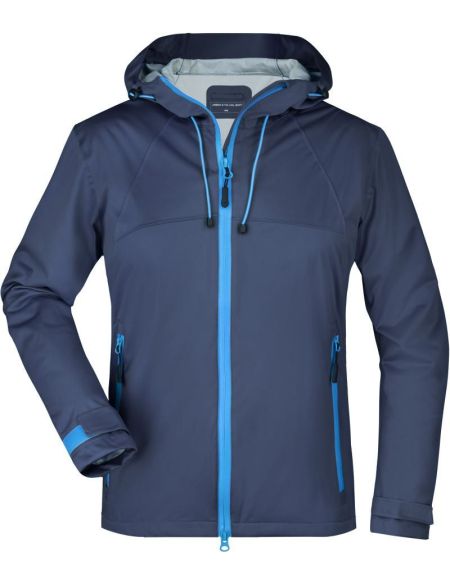 Herren 3-Lagen-Wintersport-Softshelljacke James Nicholson JN1053 navy