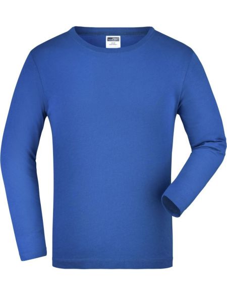 Kinder-T-Shirt Raglan-Kontrast Base-Ball Kinder weiß/navy