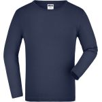 Kinder-T-Shirt Raglan-Kontrast Base-Ball Kinder weiß/navy
