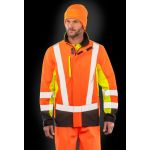 3-Lagen Sicherheits-Softshelljacke Result R506X fluoreszierend
