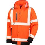 Bunda bezpečnostní delší střih Result R507X fluorescent orange/black