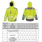 Arbeits-Softshelljacke Result Dynamic R331X fluoreszierend gelb
