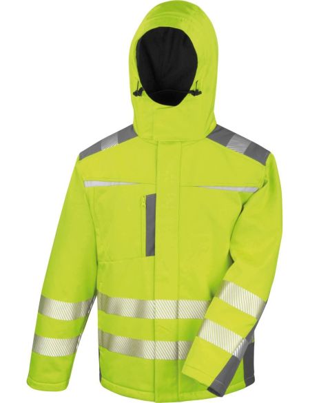 Arbeits-Softshelljacke Result Dynamic R331X fluoreszierend gelb