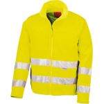 Sicherheits-Softshelljacke Result R117X fluoreszierend gelb