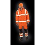 Result R218X fluoreszierender oranger Sicherheitsparka
