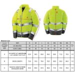 Bunda pánská bezpečnostní Result R325M fluorescent yellow/grey