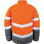 Herren-Sicherheitsjacke Result R325M fluoreszierend orange/grau