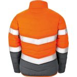 Damen-Sicherheitsjacke Result R325F fluoreszierend gelb/grau