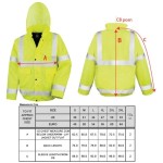 Winter-Sicherheitsjacke Result Blouson R217X fluoreszierendes Orange