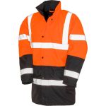 Result R452X Sicherheitsparka fluoreszierend orange/schwarz