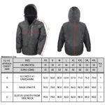 Arbeitsjacke mit Denim-Struktur Result R326X schwarz