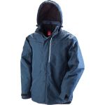 Arbeitsjacke mit Denim-Struktur Result R326X schwarz
