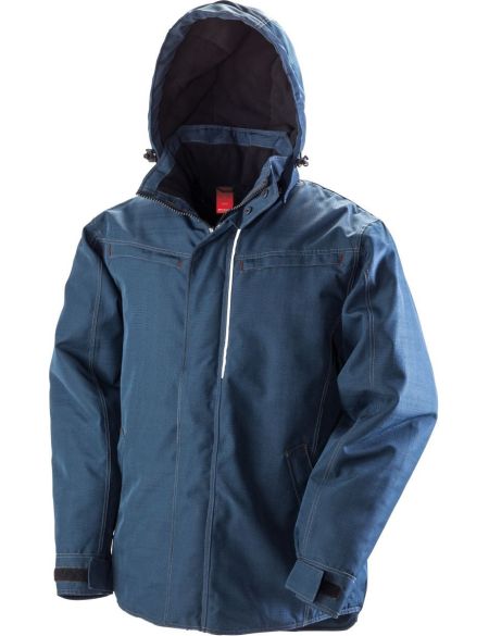 Arbeitsjacke mit Denim-Struktur Result R326X schwarz