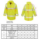 Sicherheitsjacke Result R018X fluoreszierend gelb