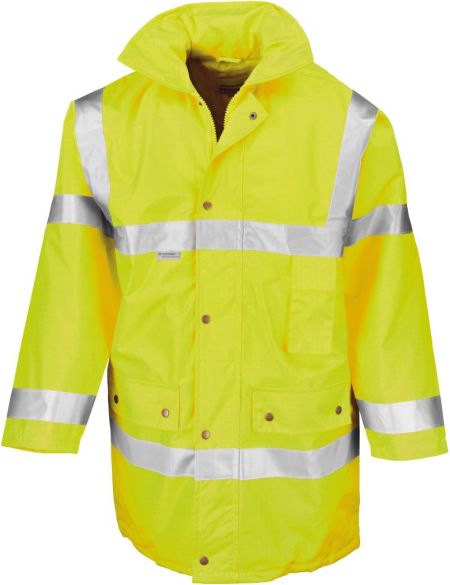 Sicherheitsjacke Result R018X fluoreszierend gelb