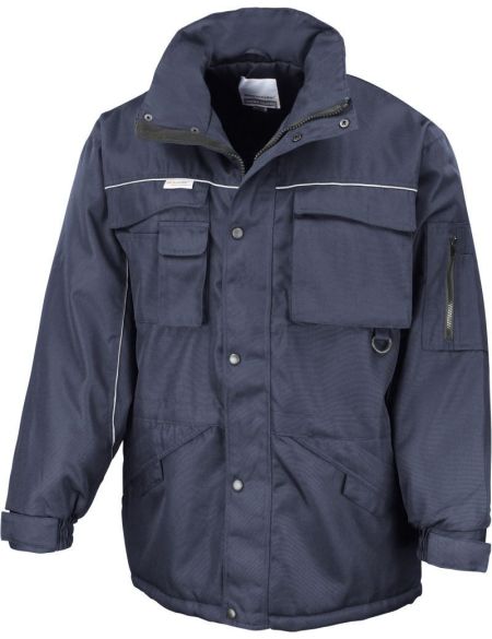 Arbeitsparka Result R072X grau/schwarz