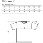Unisex T-Shirt Malfini Classic 101 rot