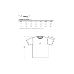 Unisex T-Shirt Malfini Heavy 110 weiß
