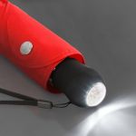 Mini-Taschenschirm Led Safebrella Fare 5171 schwarz