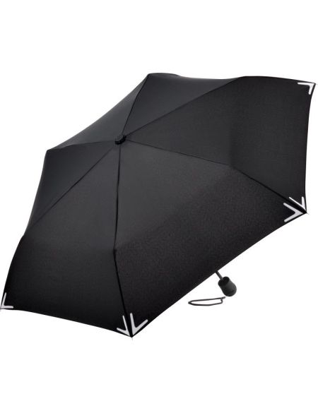 Mini-Taschenschirm Led Safebrella Fare 5171 schwarz
