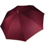 Regenschirm mit Holzgriff Kimood KI 2020 dunkelgrau/beige