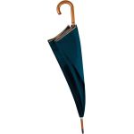 Regenschirm mit Holzgriff Kimood KI 2020 dunkelgrau/beige