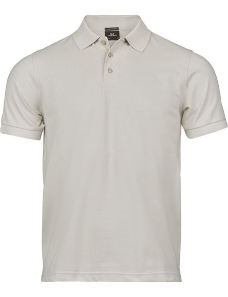Poloshirt Herren Luxus elastisch Tee Jays 1405 weiß