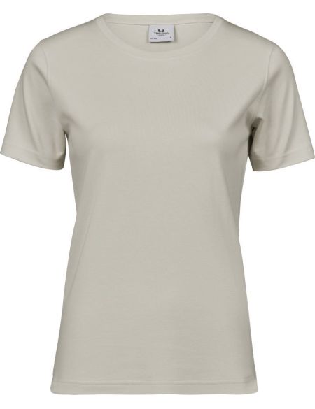 Damen-T-Shirt Interlock Tee Jays 580 weiß