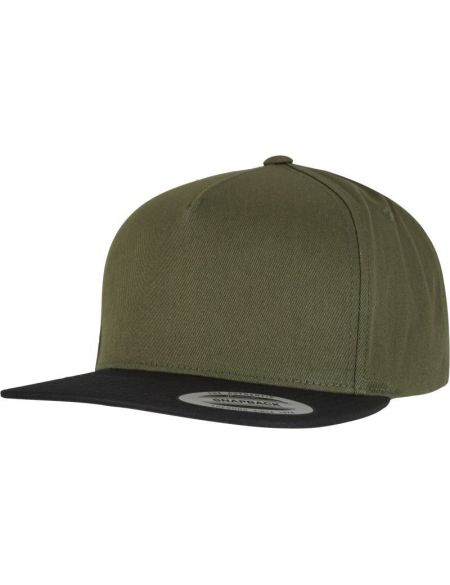 Kappe 5 Panels Snapback Flexfit 6007/6007T weiß