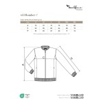 Herren Sweatshirt Malfini Bomber 453 dunkelgrau meliert