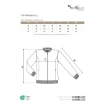 Damen Sweatshirt Malfini Bomber 454 dunkelgrau meliert