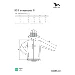 Kinder Softshelljacke Malfini Performance 353 marineblau