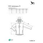 Kinder Softshelljacke Malfini Performance 353 stahlgrau