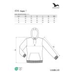 Damen Hoodie Malfini Cape 414 weiß