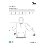 Damen Hoodie Malfini Cape 414 dunkler Schiefer