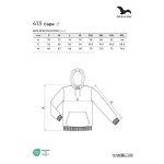 Herren Kapuzenpullover Malfini Cape 413 türkis
