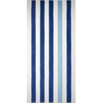 Das One Toweling Towel Stripe marineblau/hellblau