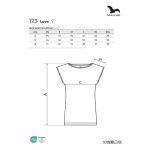 Damenkleid Malfini Love 123 rot