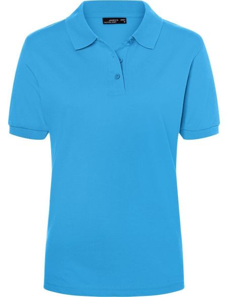 Damen-Piqué-Poloshirt Daiber JN71 Aqua