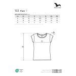 Damen T-Shirt Maflini Pure 122 Koralle