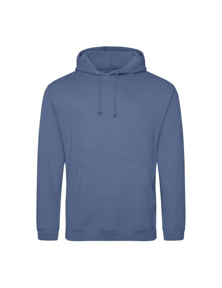 Just Hoods College Hoodie AWJH001 staubiges Grün