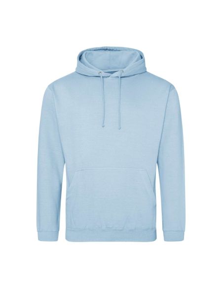 Just Hoods College Hoodie AWJH001 staubiges Grün