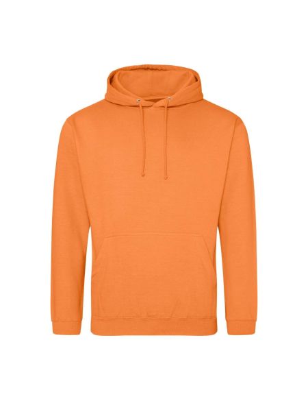 Just Hoods College Hoodie AWJH001 staubiges Grün