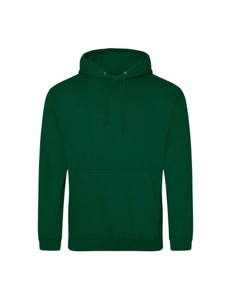 Just Hoods College Hoodie AWJH001 staubiges Grün