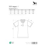 Damen Poloshirt Malfini Single J 233 marineblau